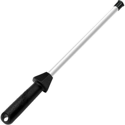 Gothicana By Emp118h Aiguisage Professionnel En Cramique, Tige D'aiguisage En Acier, Bton D'aiguisage Pour Couteaux De Cuisine Avec Capuchon Anti-Casse, Guide D'angle Intgr, Grain 3000