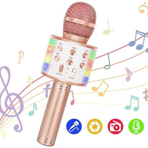 GOTHICANA BY EMPAppareil De Karaok Portable Avec Microphone Sans Fil 5 En 1 - Microphone Portable