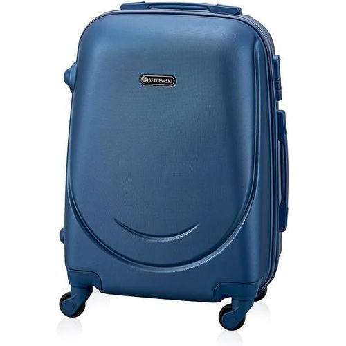 Gothicana By Empbagages  Main Valise Rigide - Valise De Voyage Avec 4 Roulettes - Valise Rigide Lgre Abs Avec Serrure - Modle Universe - Taille 55cm X 39cm X 26cm 38 Litres - Bleu