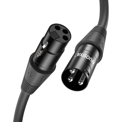 GOTHICANA BY EMPCable Xlr 10M 2 Paquet Cable Microphone Xlr Male Femelle Compatible Avec Microphone Enceinte Camra Table De Mixage Amplificateur Audio Studio Enregistrement