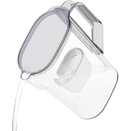 GOTHICANA BY EMPCarafe D'Eau Filtrante Pour Rfrigrateur 2,7L, Pichet Filtrante Avec Filtre A Eau Compatible Avec Brita Maxtra, Rduction Du Calcaire, Du Chlore \U2013 Noir