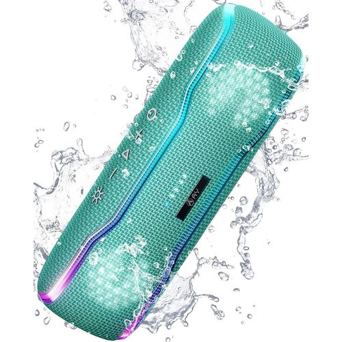GOTHICANA BY EMPEnceinte Bluetooth Portable, Ipx7 tanche Haut-Parleur Bluetooth Avec Lumires Clignotantes Colores Et Basses Riches, Microphone Intgr,24H De Lecture,Parfait Pour La Maison,Extrie