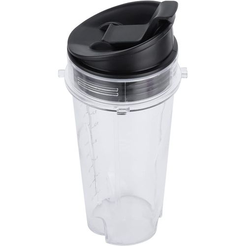 GOTHICANA BY EMPGobelet Et Couvercle De Rechange, 470 Ml Pp Blender Gobelet De Rechange Blender Pour Accessoires Nutri Ninja Blender