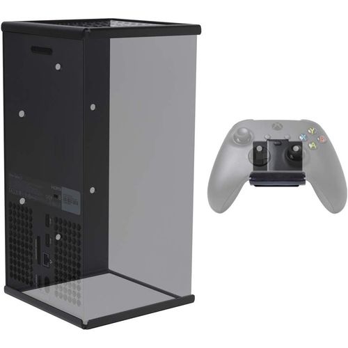 Gothicana By Emphideit Supports Pour Xbox Series X Et Manette, Support En Acier Pour Manette De Srie X Et Xbox, Kit De Montage Mural Pro Bundle Pour Xbox Series X Et Support De Manette Tremp En Cao