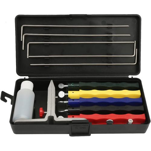 Gothicana By Empkit D'aiguisage De Couteaux, Ensemble De Pierre  Aiguiser Pour Meuleuse De Fer, Couteau D'angle Professionnel Fix, Kit De Systme D'afftage Pour Couteaux De Cuisine, De Loisirs Ou D