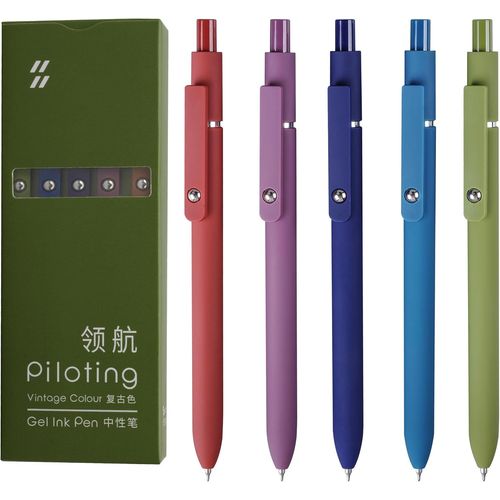 Gothicana By Emplot De 10 Recharges D'encre Gel De 10,9 Cm Pour Stylos  Clic, Pointe Fine De 0,5 Mm, Encre  Schage Rapide, Compatibles Avec Pilot G2 (Recharges D'encre Gel D'origine, Encre Noire)