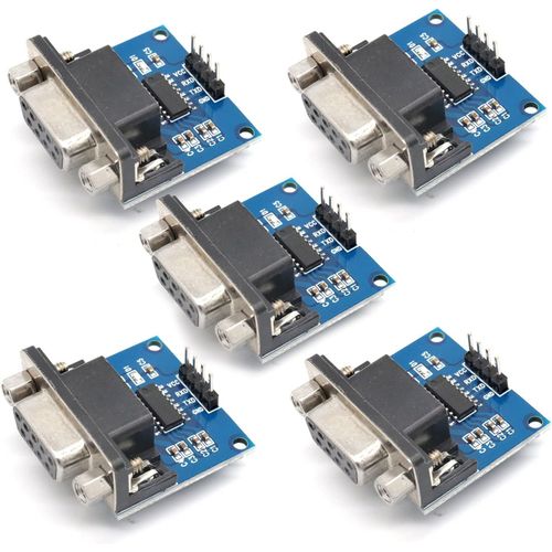 GOTHICANA BY EMPLot De 5 Puces De Connexion Max3232 - Module Root Vers Ttl Femelle