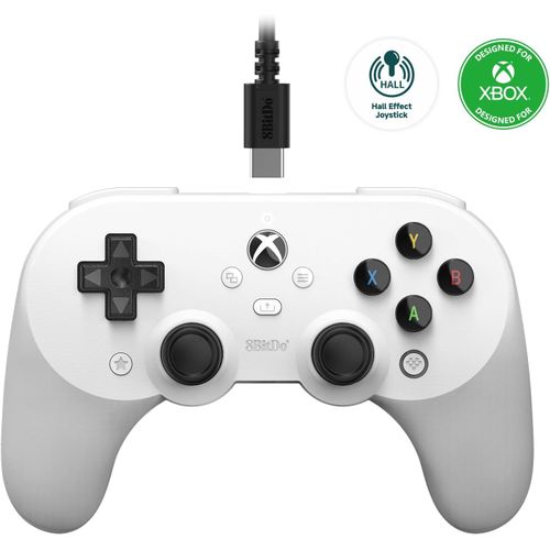 Gothicana By Emppro 2 Wired Controller For Xbox, Hall Effect Joystick Update, 3.5mm Audio Jack, Compatible With Xbox Series X|S, Xbox One, Windows 10/11 - Officially Licensed (White)