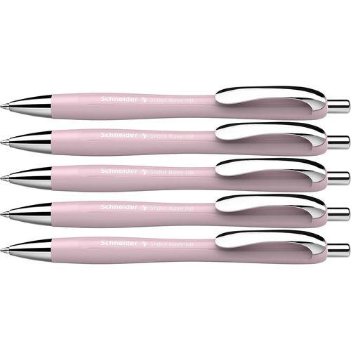 Gothicana By Empslider Rave Xb 132584 Lot De 4 Stylos  Bille (dition Spciale Limite, 3 X Noir, 1 X Blanc, Fabriqus En Allemagne) - Couleur De L'encre : Bleu
