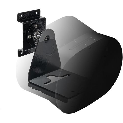 GOTHICANA BY EMPSupport Mural Mtallique Compatible Avec Sonos Era 300,Pivotant Jusqu' 360,Inclinable -70/+70 (Haut Et Bas, Gauche Et Droite) Avec Gestion Des Cbles Max. 12 Kg Noir
