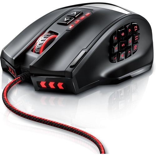 GOTHICANA BY EMPTitanwolf - 16000 Dpi Souris Laser De Gaming