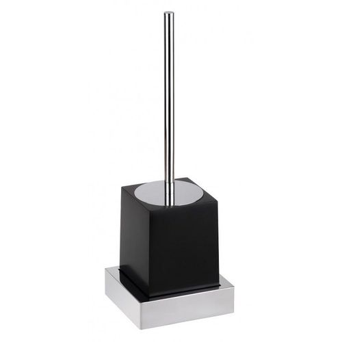 Goupillon De Toilettes Gamma En Rsine Mat 38,5 X9,2 X9,2 Cm-Noir-Noir--