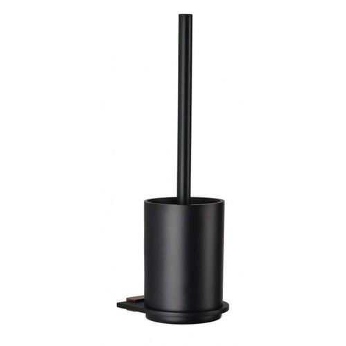Goupillon De Toilettes Mural Galla En Laiton Noir Et Dor 38,5 X11,9 X10,9 Cm--