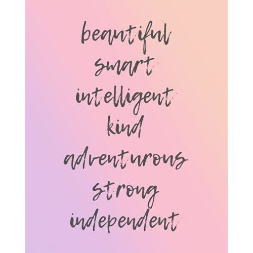 Gradient Notebook - Wide Ruled Lined Paper - 256 Pages - 8 X 10 Inches (20.32 X 25.4 Cm) - A Pick-Me-Up Gift: 