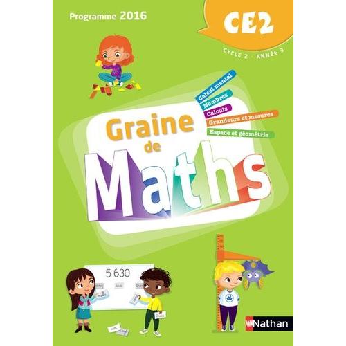 Graine De Maths Ce2 Cycle 2   de Le Goff Valrie  Format Beau livre 