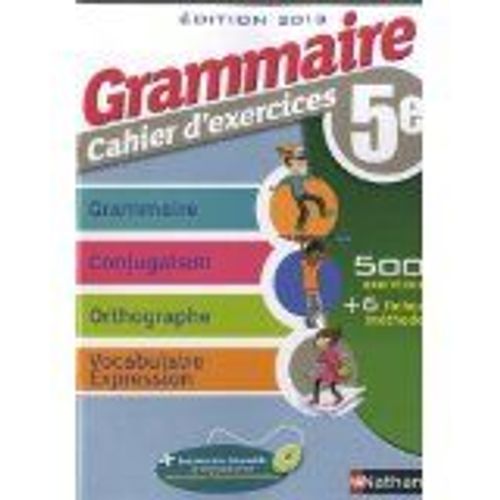 Grammaire Cahier D'exercices 5   de Ccil de Cazanove  Format Broch 