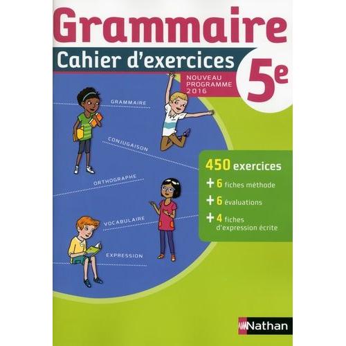 Grammaire 5e - Cahier D'exercices   de Cazanove Ccile de  Format Broch 