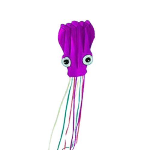 Grand Cerf-Volant Poulpe Mollusque Avec Longue Queue Colore Cerf-Volant Facile Pour Enfants Adultes Dbutant En Plein Air Parc De Plage Cerf-Volant Cadeau Violet