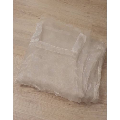 Grand Rideau Voilage Blanc Irris 140 X 240 Cm Atmosphera