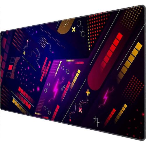 Grand tapis de souris GA (90 x 40 x 3 cm) antidrapant, base en caoutchouc et bords cousus pour jeu P,187