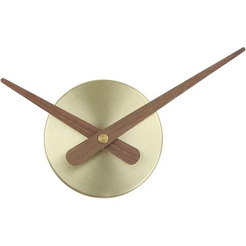 Grande Horloge Murale 3d En Forme D'aiguille Pour Horloges Murales  Construire Soi-Mme - Mcanisme De Montre  Quartz (Dor + Bois 8,5 Cm)