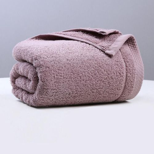 Grande Serviette De Bain Super Douce,Coton,Lavable En Machine,Super Absorbante,Luxueuse,140 Cm X 70 Cm - Type Grape Purple
