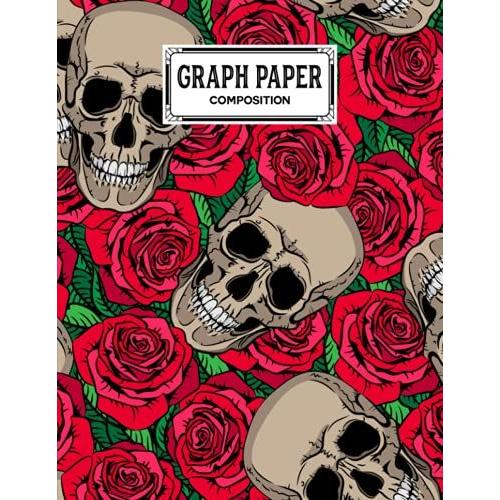 Graph Paper Composition Notebook: Grid Paper Notebook, Quad Ruled, 100 Sheets, Size 8.5
