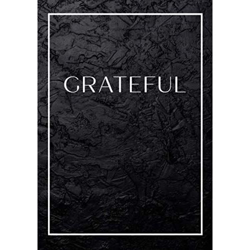 Grateful: Decorative Book For Styling Your Home | Stack-Able Book - Large Text On Spine - 7