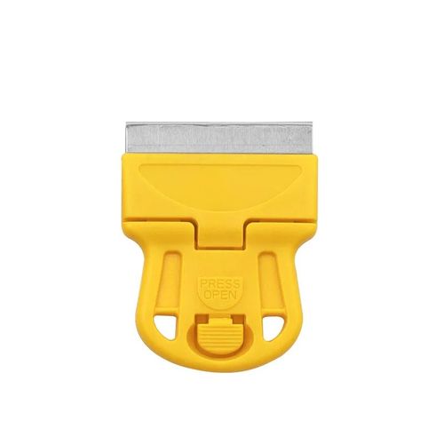 Grattoir Avec Une Lame,Rasoir  Une Face,Support De Peinture,Poigne,Rasoir Standard Pour Teinter Les Fentres,Nettoyeur D'outils De Grattoir - Type C Metal Blade