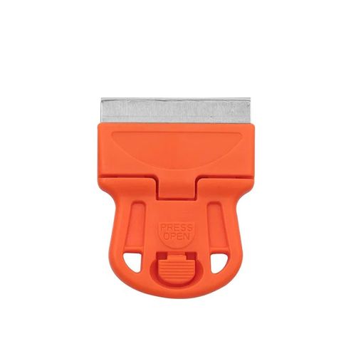 Grattoir Avec Une Lame,Rasoir  Une Face,Support De Peinture,Poigne,Rasoir Standard Pour Teinter Les Fentres,Nettoyeur D'outils De Grattoir - Type D Metal Blade