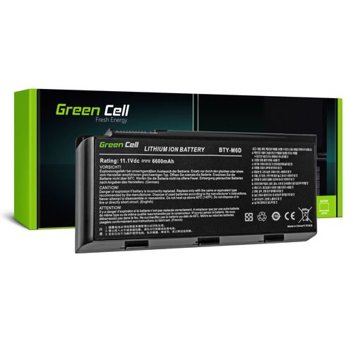 Green Cell Laptop Batterie BTY-M6D pour MSI GT60 GT70 GT660 GT680 GT683 GT683DXR GT780DXR GX660 GX780 Dragon Edition 2