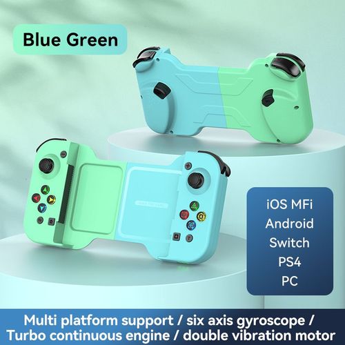 Green D5 - Manette De Jeu Portable De Type C, Non Bluetooth, Support De Tlphone Tlescopique, Manette De Jeu