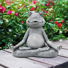 Midene Céramique Jardin Décor Grenouille Prince GKR66 Piquet De Jardin  Antigel À La Main Peint À La Main Piquet De Pelouse En Céramique Boule De  Jardin -  France