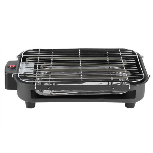 Grill  barbecue lectrique en acier inoxydable,quipement de barbecue,machine  barbecue  anciers anti-tirement,usage domestique,prise AU,220V - Type Black