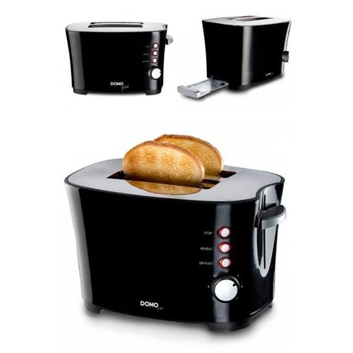 GRILL PAIN NOIR Design  Deux fentes 850W Tiroir ramasse miettes rchauffage, dconglation, Ides cadeaux