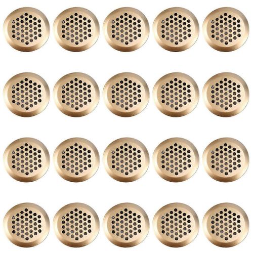 Grille d'aration circulaire double face Armoire  meubles Armoire  chaussures Bouche d'aration circulaire pour la ventilation et la dissipation de la chaleur