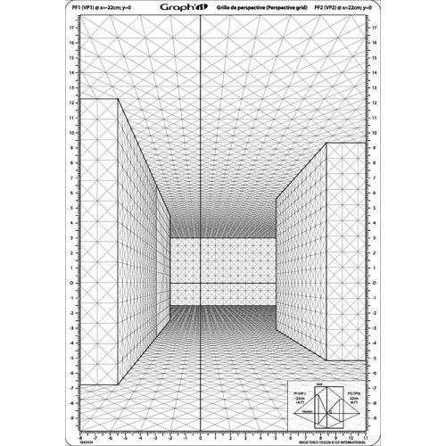 Grille De Perspective Graph'it E Rue En Perspective Frontale - Graph It