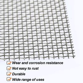 LIMITADA Maille Métallique 21 Cm X 9 M, Grille Inox 3mm, Grillage Métallique Rigide, Grillage