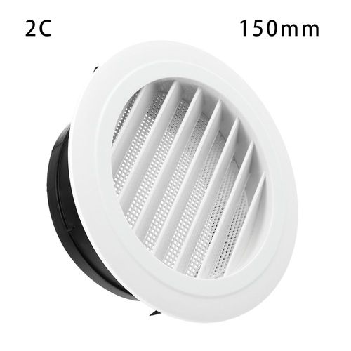 Grilles de Ventilation,4 Types,100mm/150mm,Couvercle d'Aration,Valve d'Extraction en Surpoids,Pices Rondes - Type C-150mm