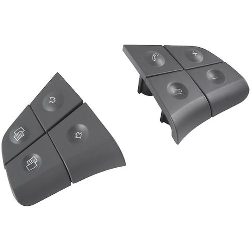 Gris 4 Touches Volant Bouton Multi-Fonction Interrupteur Bouton Interrupteur Bouton Bouton Interrupteur Pour - Ml B R