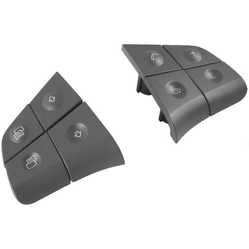 Gris 4 Touches Volant Bouton Multi-Fonction Interrupteur Bouton Interrupteur Bouton Bouton Interrupteur Pour Ml B R