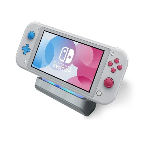 Gris - Vaorlo  Support De Chargement Usb Type-C Universel Pour Console Nintendo Switch Lite, Base De Chargement, Mini Support De Chargeur