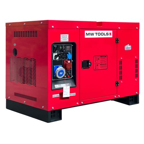 Groupe lectrogne Insonoris Diesel 12 Kw 230v + 15kw 400 V 5p Mw Tools Dg150ep