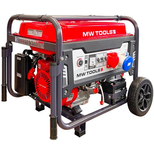 Groupe lectrogne Essence 11 Kw 3x400 V Et 230 V - Dmarrage lectrique Et Rservoir De 40 L Mw Tools Bg100ed