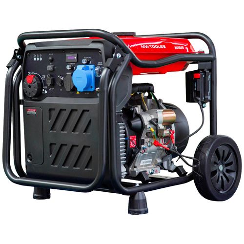 Groupe lectrogne Inverter Ats Essence 8,5 Kw 230 V Dmarrage lectrique Mw Tools Bgi85e