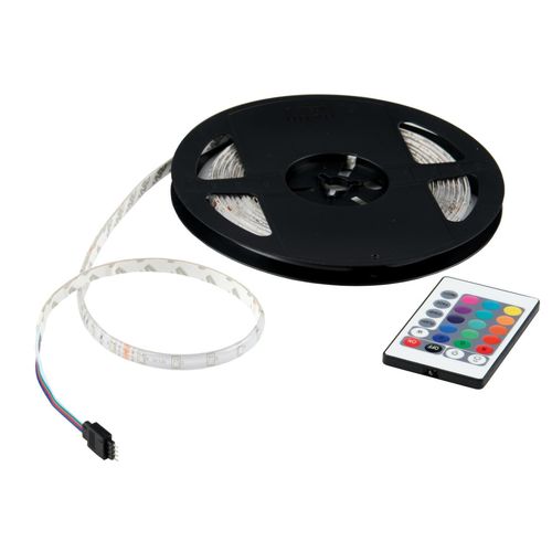 Grundig Ruban Led Flexible 3m  Bandeau Avec 16 Couleurs Et Tlcommande  Led Autocollante Modulation D'intensit Pour Ambiance Dcorative