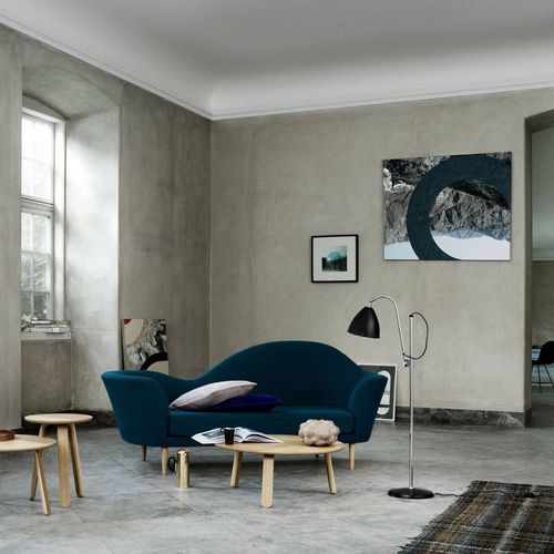 Gubi Bestlite Bl3 Lampadaire 16 Cm, Chrom/Noir
