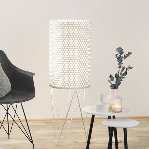 Gubi Pedrera Pd2 Lampadaire Avec Variateur, Blanc