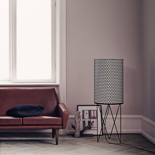 Gubi Pedrera Pd2 Lampadaire Avec Variateur, Noir