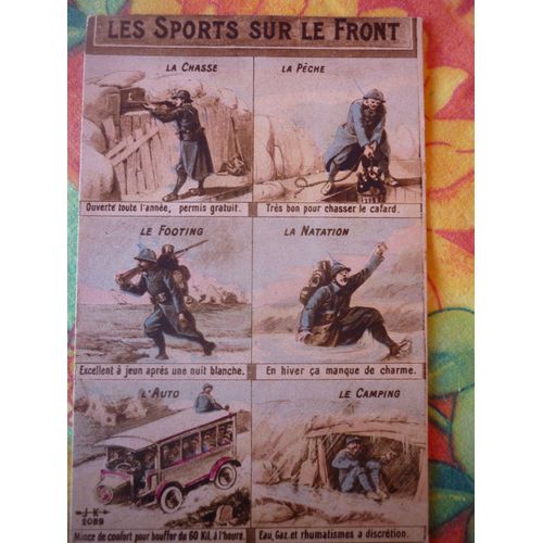 Guerre 1914 1918, Les Sports Sur Le Front